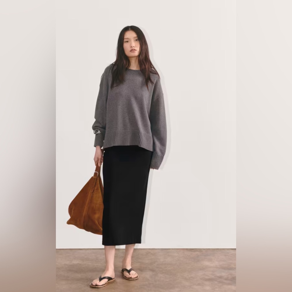 Everlane Black Maxi Skirt NWOT